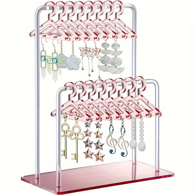 Cross-border Hanging Personalized Earring Holder Acrylic Costume Frame Earrings Storage Display Rack
