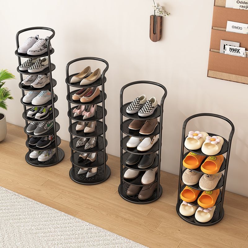 Shoe Rack for Home Entrance, Simple Narrow Storage, Small Narrow Artifact Shoe Cabinet, Iron Multi-Layer Space Dormitory