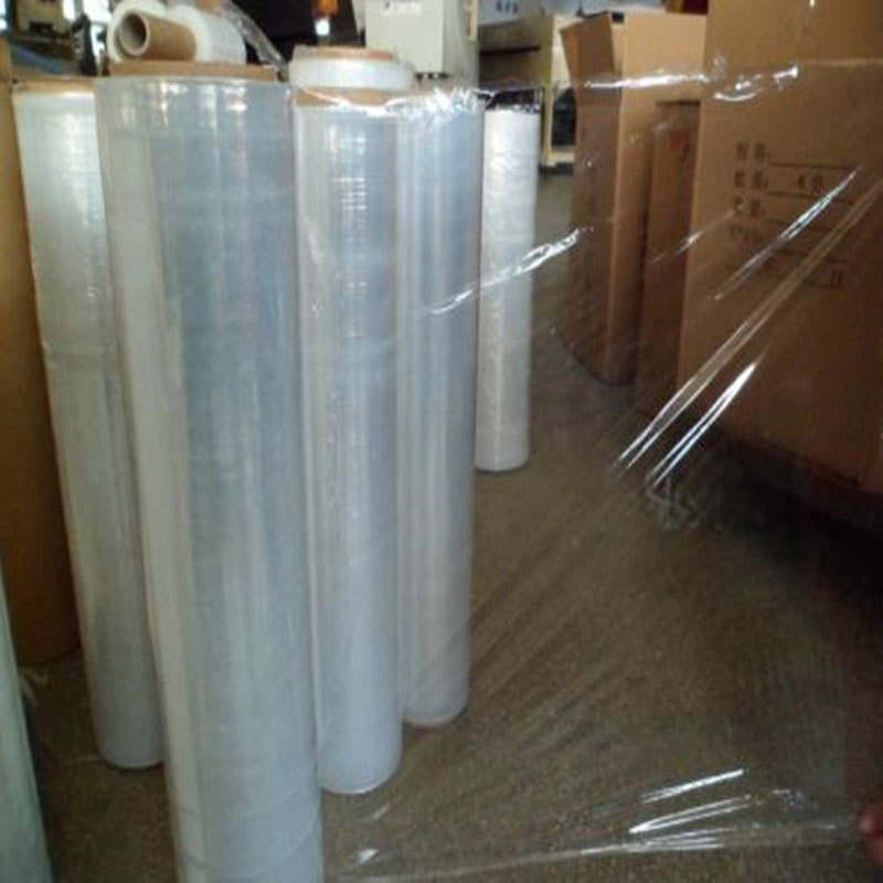 Picture of PE Winding Film Puncture Resistant Tensile Tray Reinforcement Film Moving Protective Film Plastic Wire Film Packing Winding Film