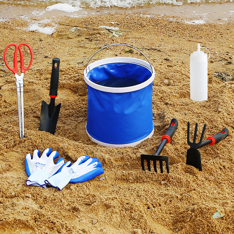 Picture of Sea-driving tools suit children's beach sand digging special shovel sea-driving clip sand digging small rake sea-driving shovel
