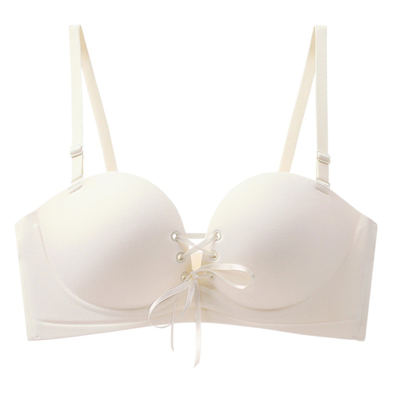 Strapless underwear women's push up small chest non-slip wrapped chest anti-exposure seamless tube top inner invisible beauty back bra