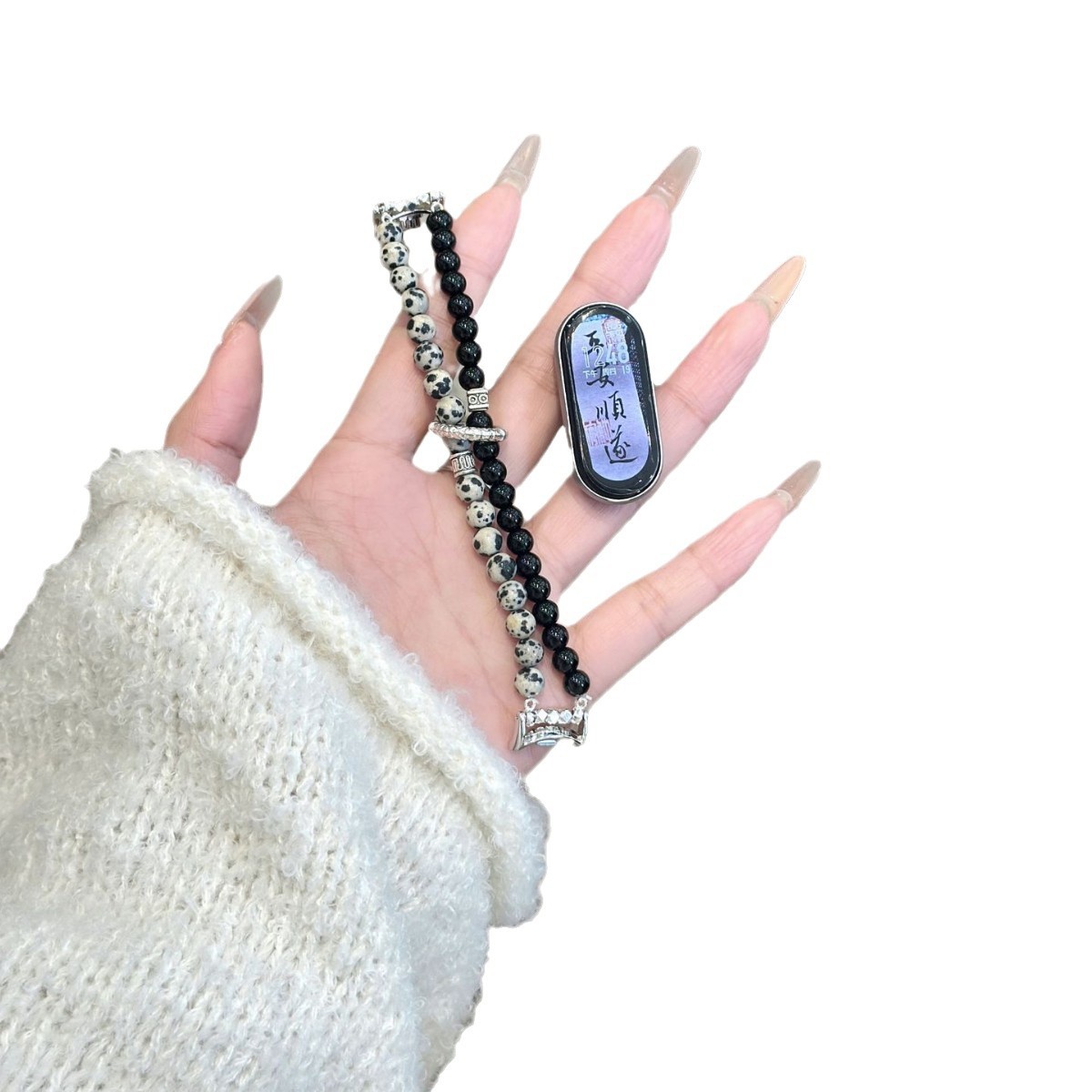 Picture of For mi band 8 strap 9 generation beaded hand rope national tide millet 7/6/5/4/3NFC national wind millet strap