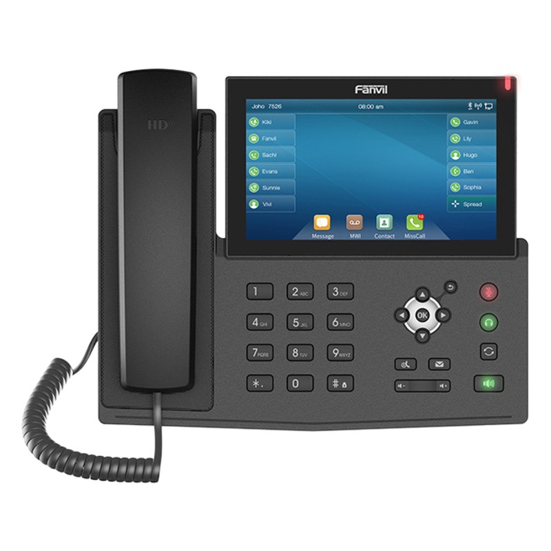 Fanvil orientation X7 enterprise color screen IP phone 20 line SIP phone 7 inch touch screen network ip phone