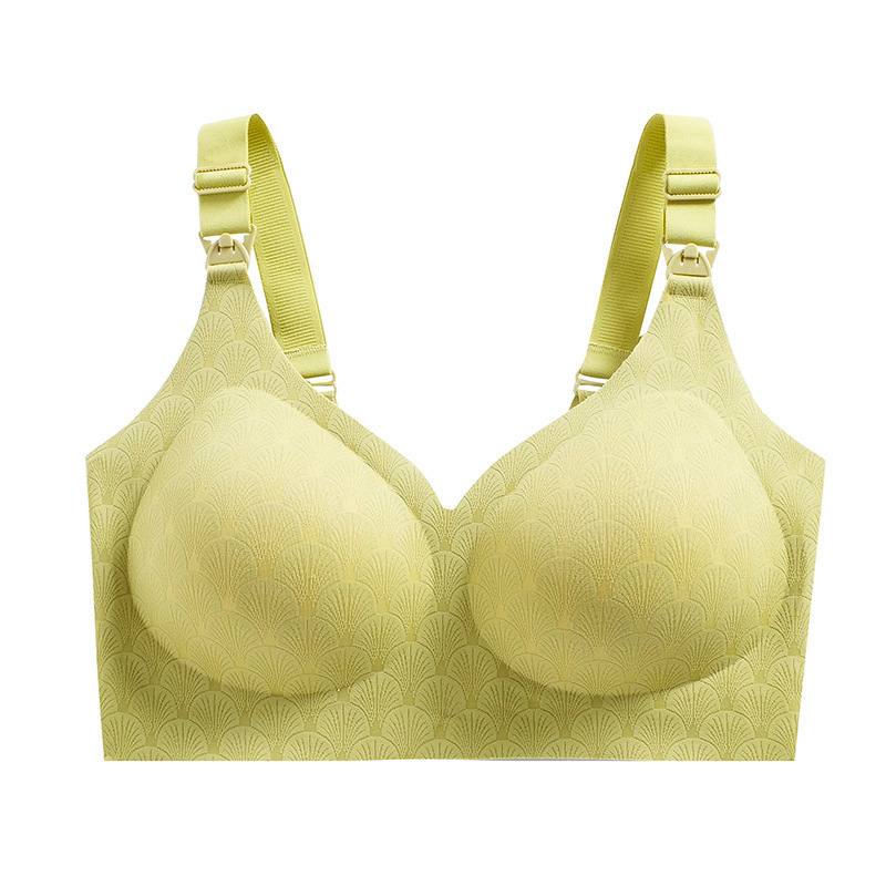 Picture of Nursing underwear for women plus size anti-sagging push up postpartum nursing thin bra for pregnant women during pregnancy