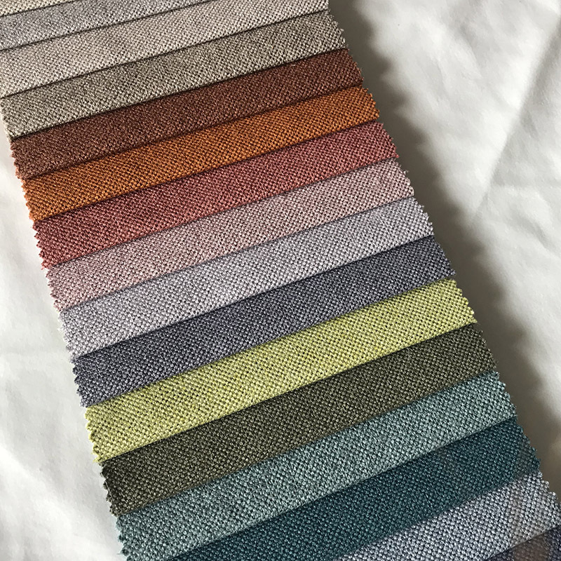 Small Fresh Back Coating, Pure Color Imitation Linen Fabric, Home Woven Cat Kennel, Dog Kennel, Luggage, Sofa Fabric