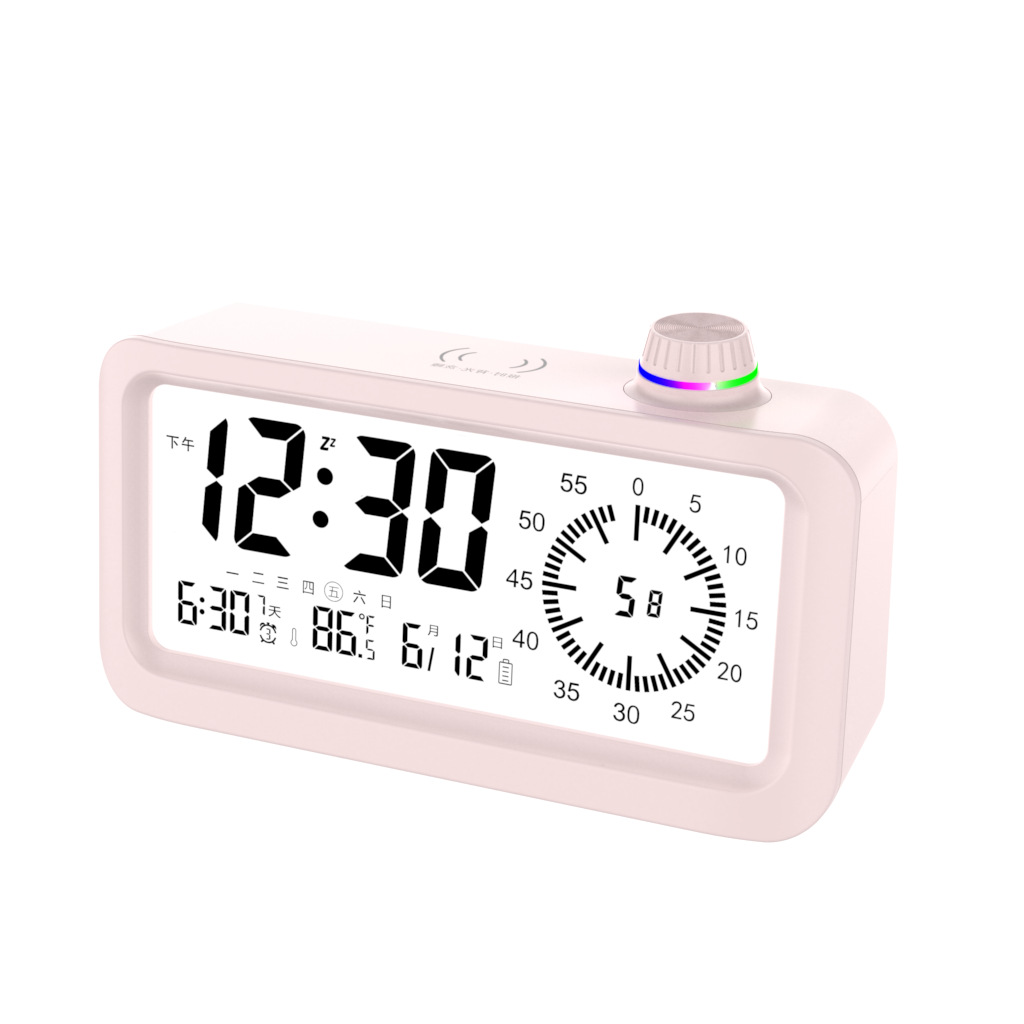 Picture of Learning dedicated children alarm clock student visual timer time management timing voice broadcast electronic alarm clock