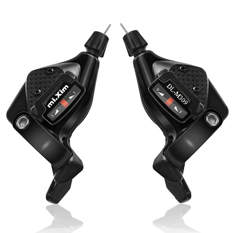 Mountain small wheel bicycle speed controller 27-speed speed shift finger dial 3-speed 9-speed split finger lever transmission cross-border