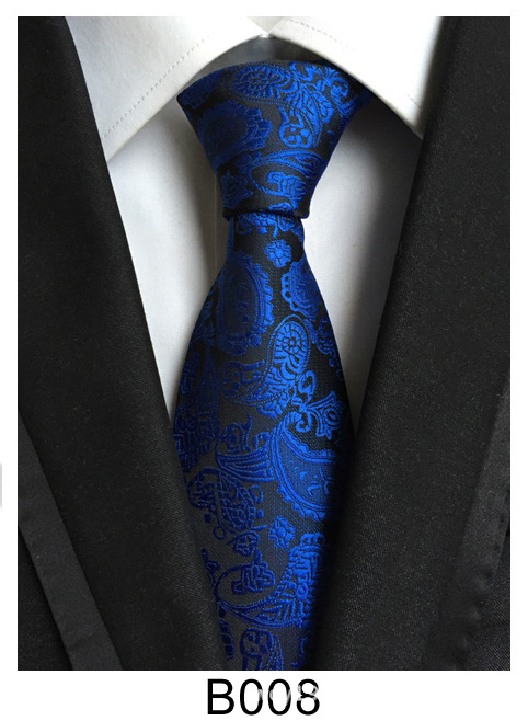 Picture of Manufacturers wholesale tie polyester jacquard tie men's casual formal wear professional business tie in stock supply