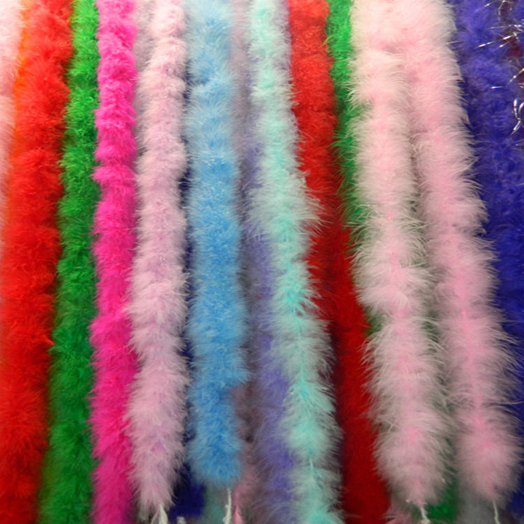 Large feather fleece feather strip cartoon bouquet packaging material feather strip wedding decoration DIY Turkey wool strip