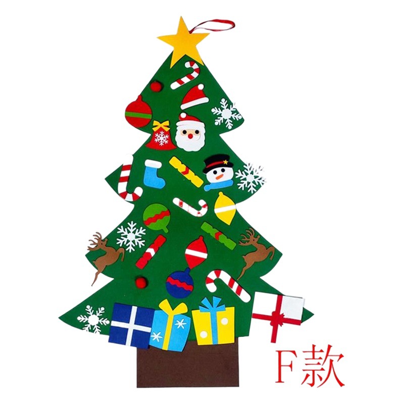[Felt Christmas Tree] Manufacturer's New Handmade DIY Christmas Decoration Stereo Felt Christmas Tree