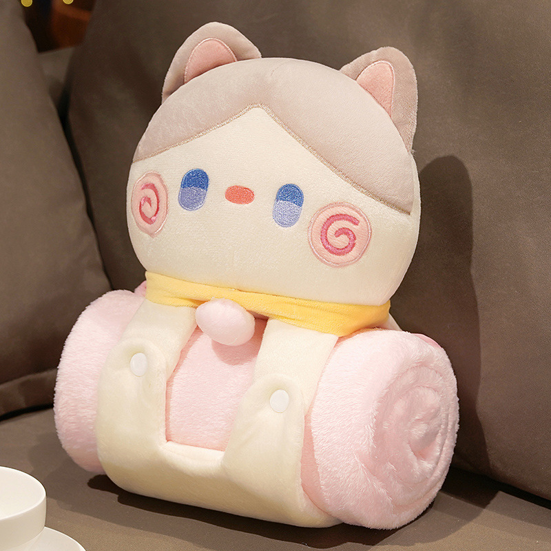 Picture of Blanket Nap Blanket Office Flannel Air Conditioning Blanket Nap Shawl Spring and Summer Cartoon Sofa Cover Blanket Small Blanket