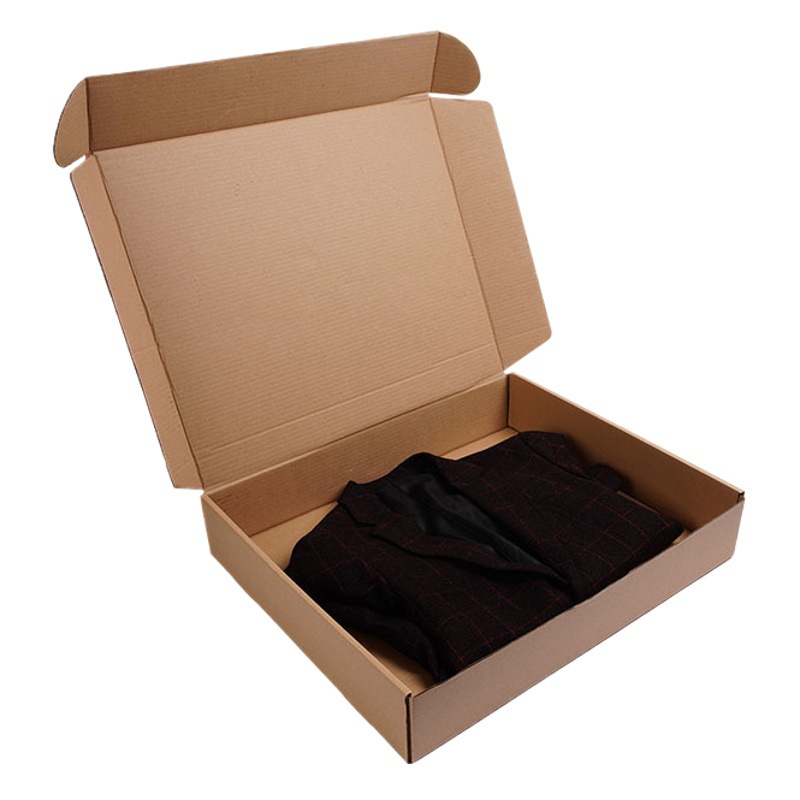 Factory wholesale spot packing carton rectangular clothing packaging box t2 square three-layer flying machine box corrugated box