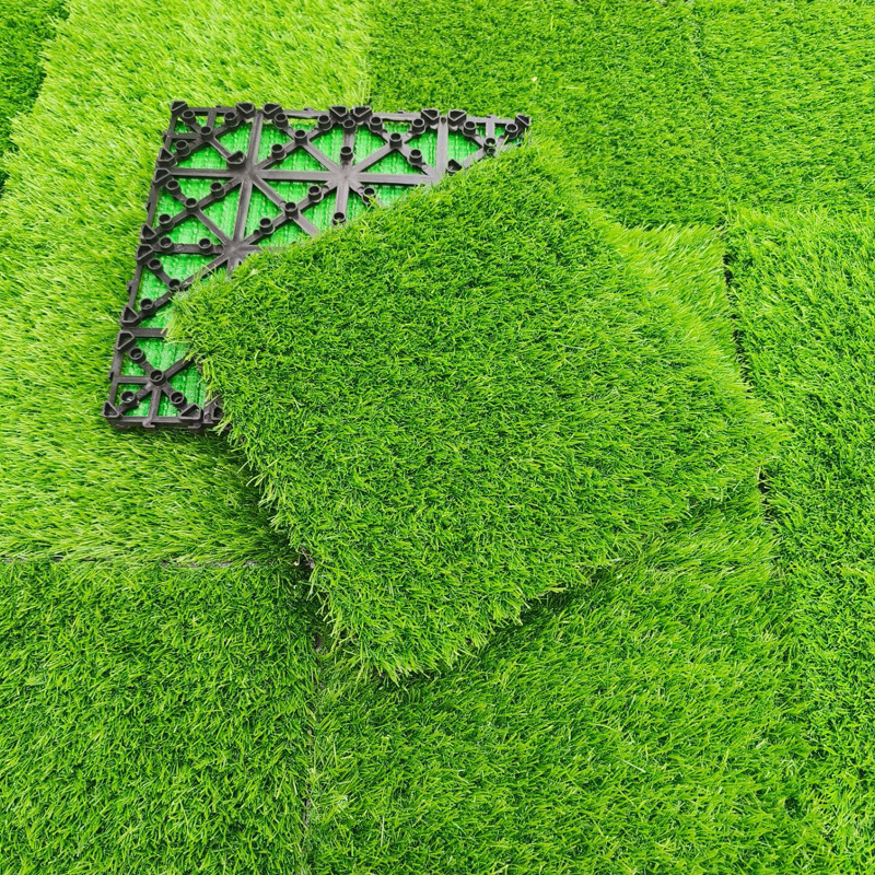 Simulation Turf Splicing Board Mobile Artificial Lawn Supply Balcony Courtyard Decoration Plastic Grass Base Plate Decoration Lawn