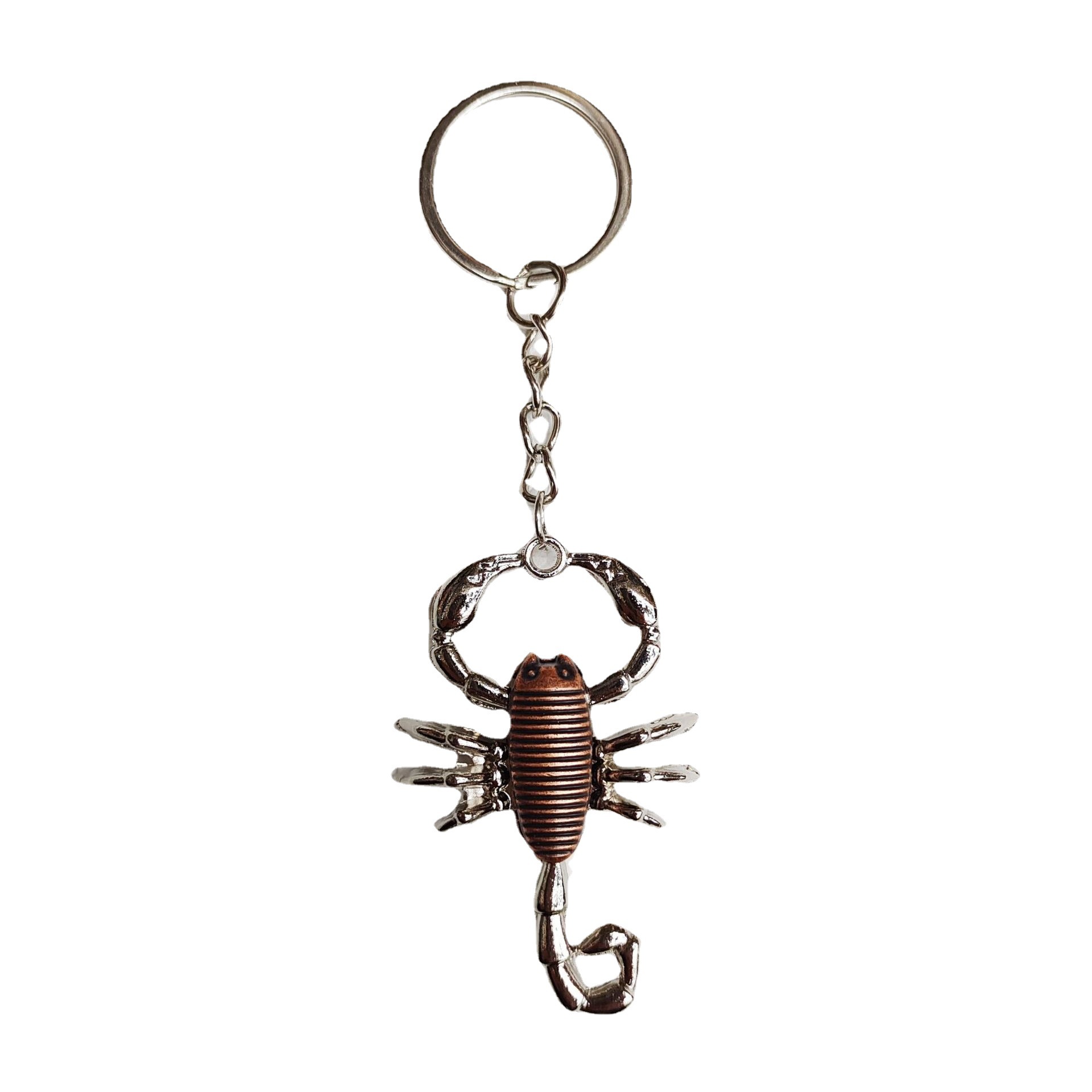 Picture of Retro Creative Three-dimensional Simulation Scorpion Alloy Keychain Pendant Men's Backpack Key Pendant Ornaments