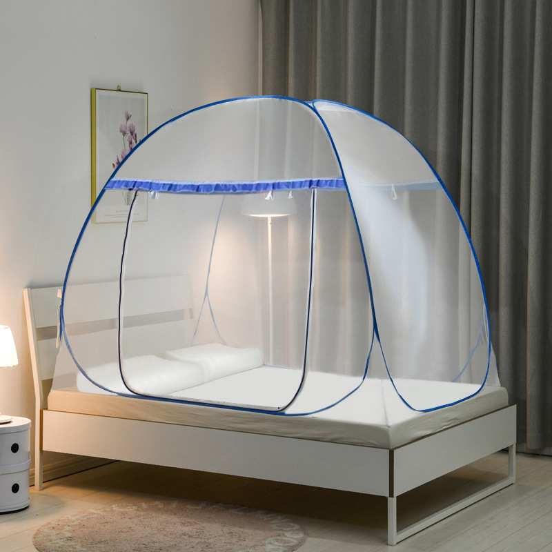 Picture of Yurt mosquito net installation-free foldable household 1.8M1.5M1.2M single door double door zipper foreign trade batch