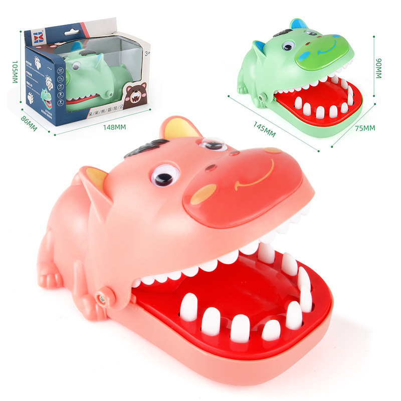 Picture of Parent-Child Game Finger Bite Toy Large Cute Bear Children's Tricky Decompression Fun Bite Finger Toy by Teeth