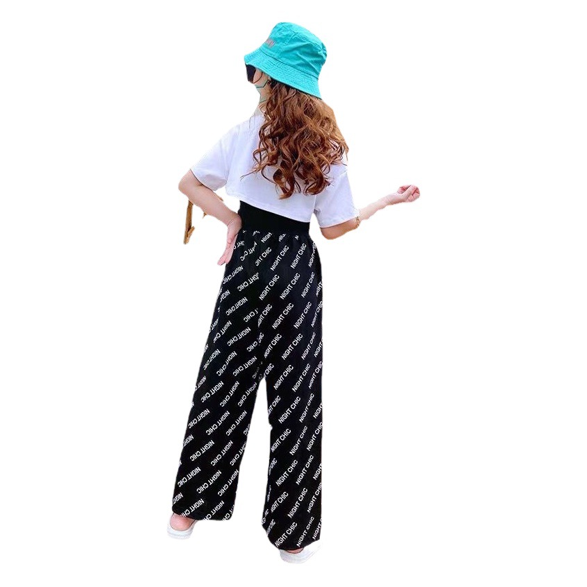 Girls' Pants Summer Thin 2023 New Style Baby's Summer Dress Large Children's Anti-mosquito Trousers Summer Children's Wide-leg Pants