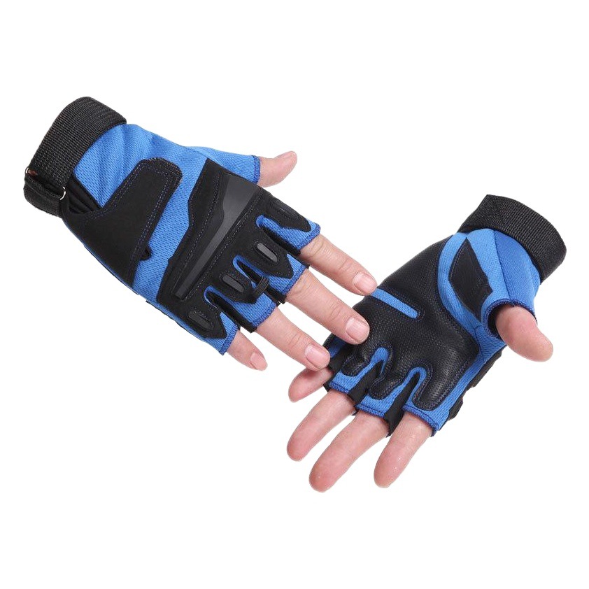 Tactical Gloves Summer Men's Military Fans Outdoor Cycling Sports Fitness Equipment Dumbbells Non-Slip Wear-Resistant Half-Finger Wrist Guards
