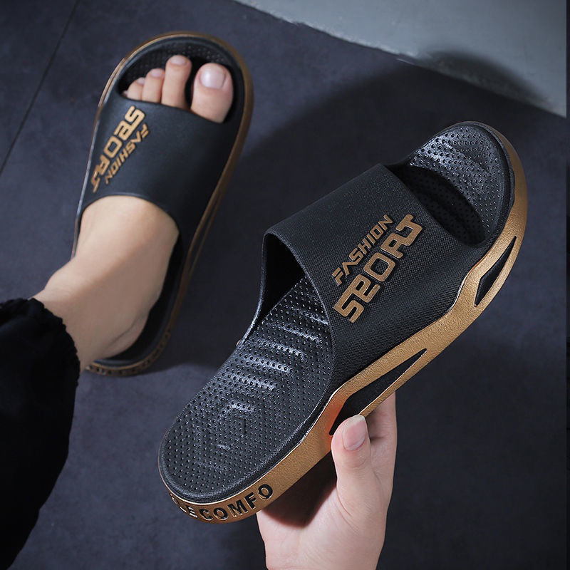 Picture of New Men's Slippers Wholesale Summer Household Non-slip Thick Bottom Indoor Home Bathroom Slippers Men's Slippers