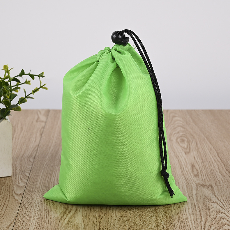 Picture of Simple Drawstring Bag Polyester Drawstring Pocket Lightweight Portable Storage Dust Bag Organizer Bag Outdoor Sports Handbag