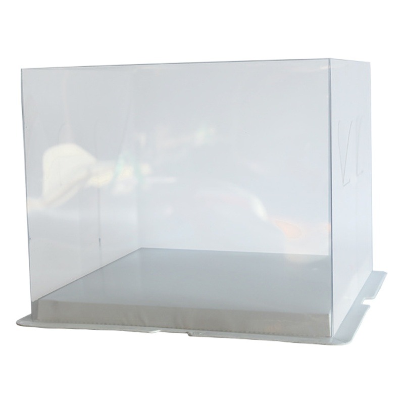 Transparent Cake Box Packaging Box Birthday 4 4inch 5inch 5668 Heightened 10 Ten 12 Small Packaging Double Three Layers