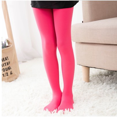 Picture of Dance socks wholesale spring and summer thin high elastic children's bottoming pants ballet white velvet 80d pantyhose