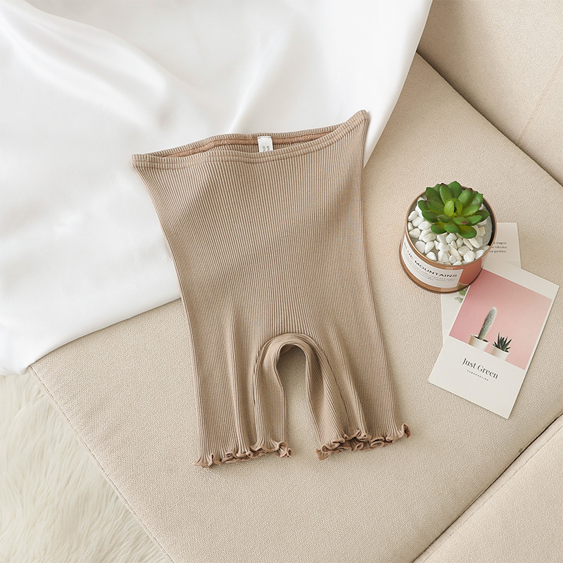 Picture of Yu Yuechun Summer Thin Mulberry Silk Knitted Threaded Safety Pants High Elastic Silk Seamless Leggings Boxer Briefs