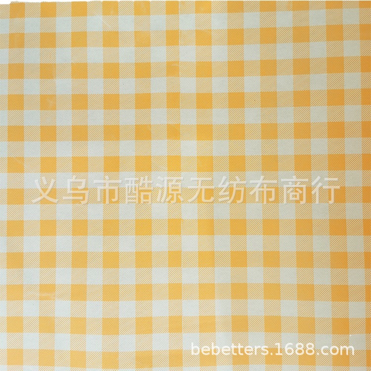 Picture of Pp Non-Woven Fabric Roll Laminated Houndstooth Pe Outdoor Picnic Mat Fabric Waterproof and Moisture-Proof Printed Outdoor Essential
