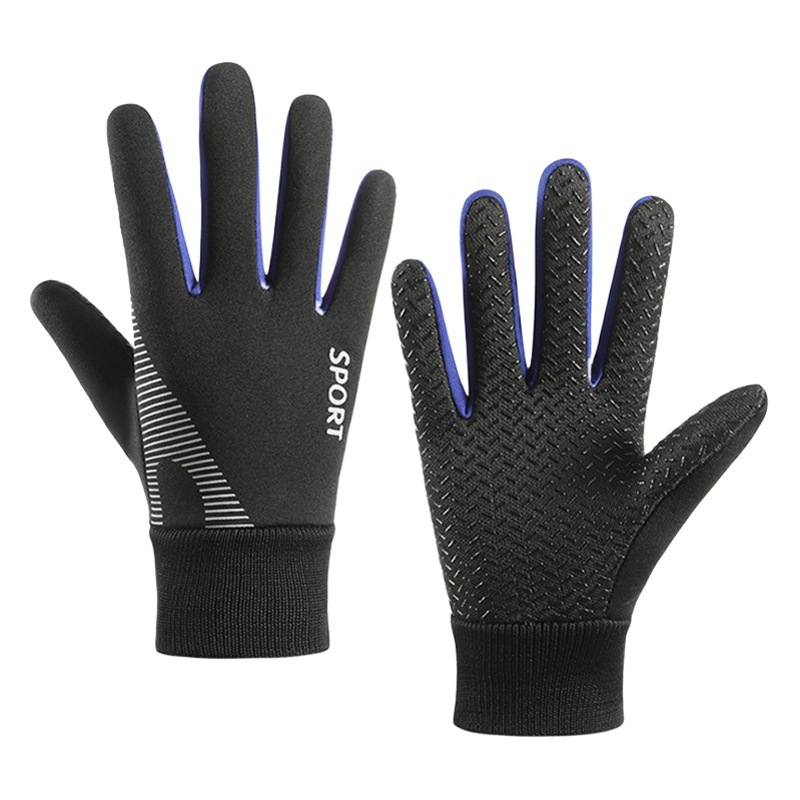 Picture of New children's gloves warm boys and girls children medium and big children fleece-lined riding non-slip windproof waterproof wholesale
