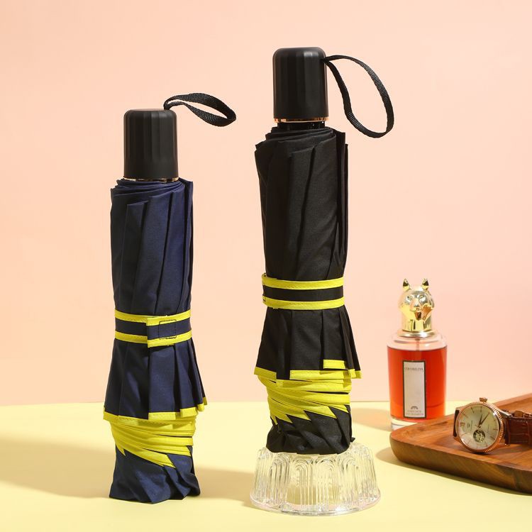Picture of Super-large double-layer automatic edging wind-proof, sun-proof and rain-proof dual-purpose men's business umbrella thickened and reinforced high-level feeling