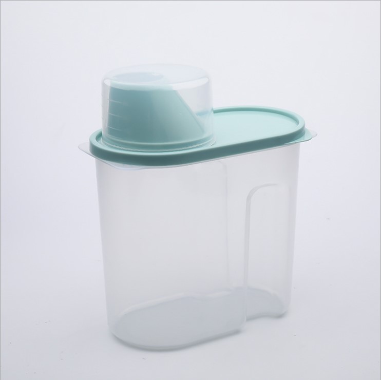 Picture of Food Grade Sealed Jar Moisture-proof Grain Spice Snacks Dry Goods Bottle Storage Box Transparent Kitchen Storage Jar