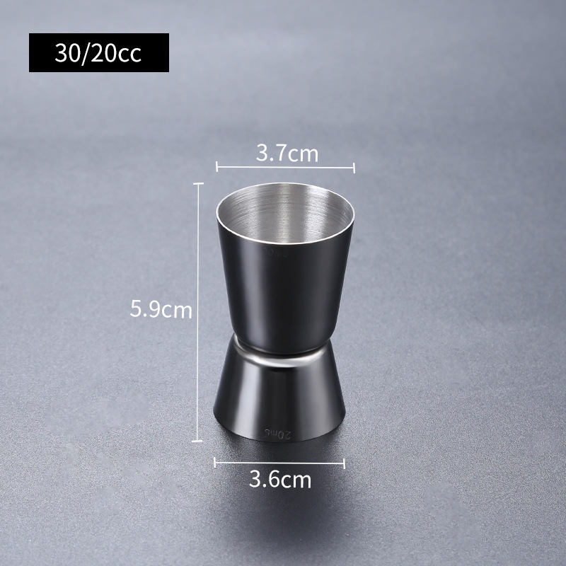 Picture of Ance Cup Stainless Steel Double Head Measuring Cup with Inner and Outer Scale Curling Meter Bar Cocktail Shaker