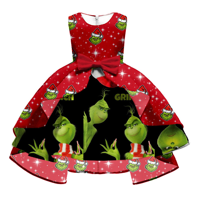 Picture of European and American New Elegant and Fashionable Female Princess Skirt European and American Style Girl's Fashionable Skirt with Puff Sleeves Lolita