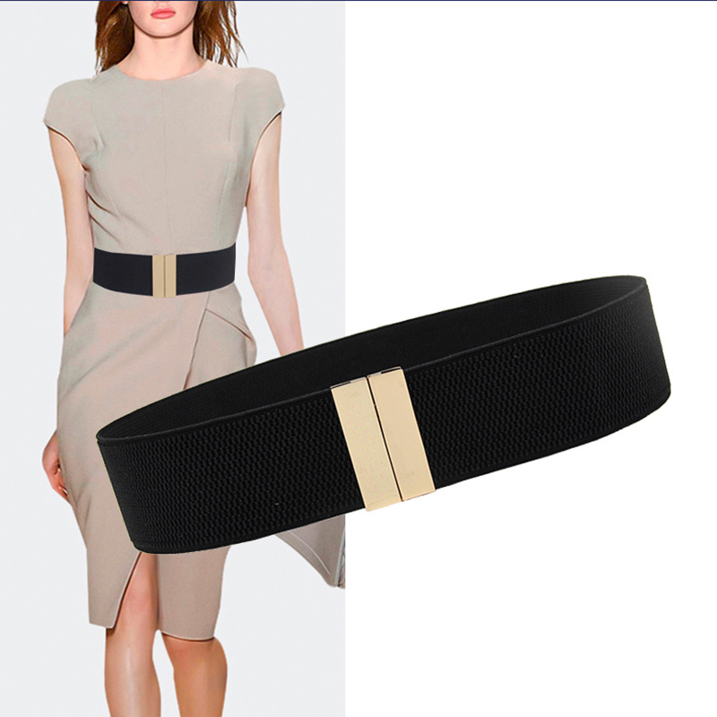 5cm Wide European and American Simple Elastic Elastic Belt Spring and Summer Skirt with Women's Girdle Decoration Factory Wholesale
