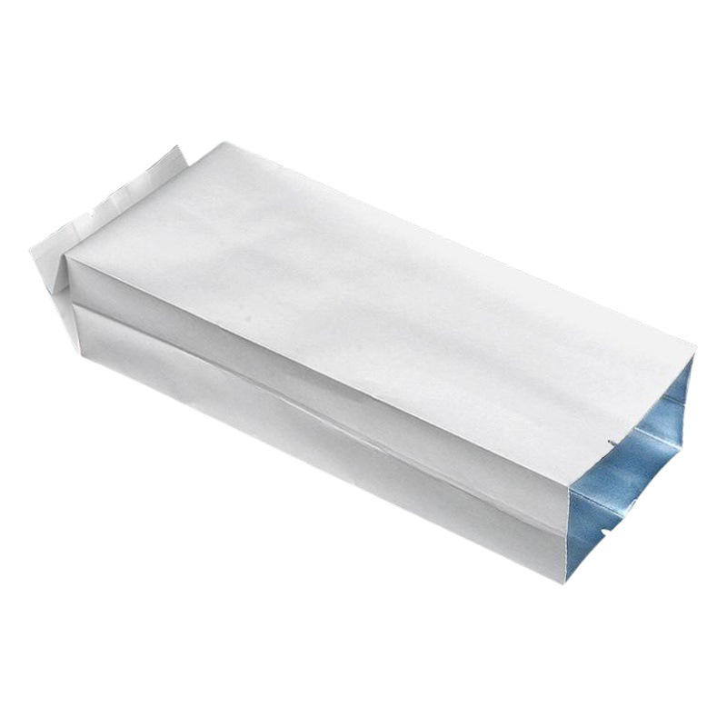 Thickened Silk Cotton Paper Tea Packaging Aluminum Foil Bag White Kraft Paper Small Bubble Bag Black Tea Green Tea Tin Paper Bag