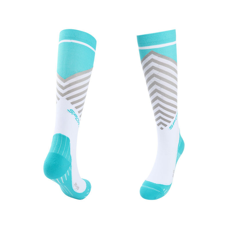 Picture of Autumn and Winter Professional Cycling Socks for Men and Women, Skipping Rope, Running Sports Socks, Slim and Beautiful Leg Pressure Socks, Long Compression Socks