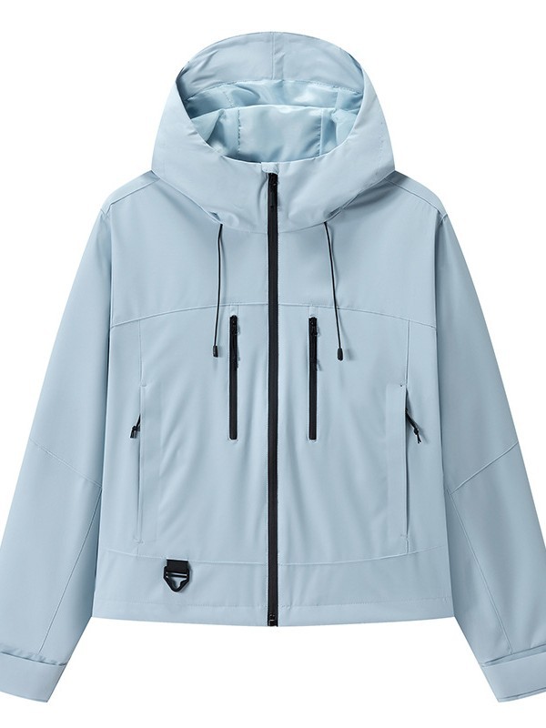 2025 Spring New Arrival Waterproof Windproof Clothes for Couples Fashion Trendy Short Women's Sports Outdoor Men's Jacket for Women