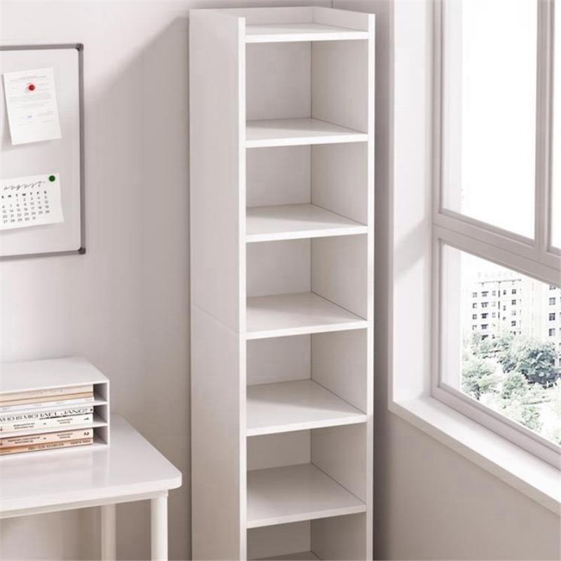 Internet celebrity bookshelves are integrated against the wall, multi-layer storage cabinets, storage racks, simple cabinets, storage cabinets, and small gaps for household use