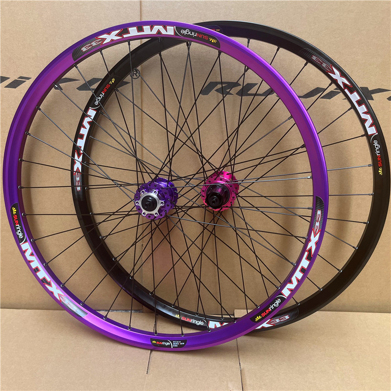 Rujixu 7 Pelin Mountain Bike Wheel Set Barrel Shaft Quick Release Boost Solar Welding Rim Mtx33/39