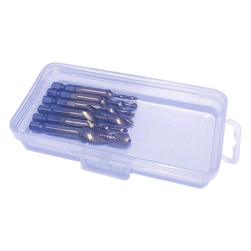 Pp transparent plastic empty box covered desktop organizing box small accessories jewelry box portable hardware parts storage box