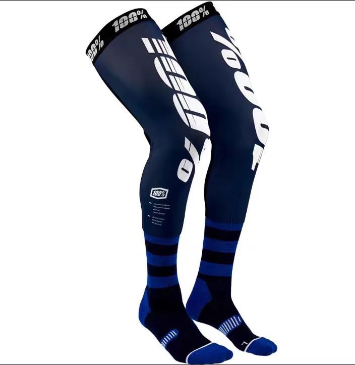 Picture of in stock New 100% Four-color Cross-country Motorcycle Stretch Ice Silk Pressure Non-slip Men's and Women's Mechanical Leg Inner Wear Stockings