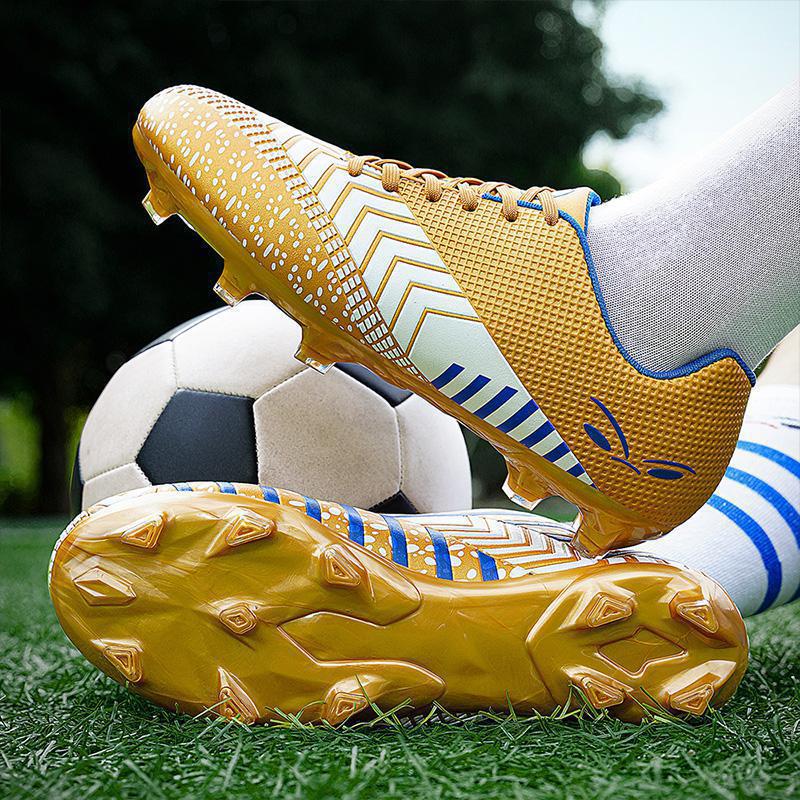 New Spring and Summer Children's Football Shoes Men's Sports Football Shoes Broken Nails Primary School Students Indoor Football Game Training Shoes