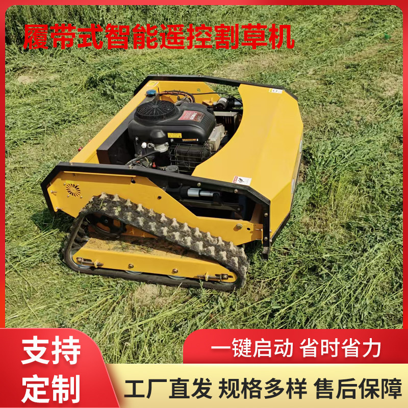 Export Australia Crawler Remote Control Lawn Mower Slope Embankment Lawn Mower Household Smart Weed Eater