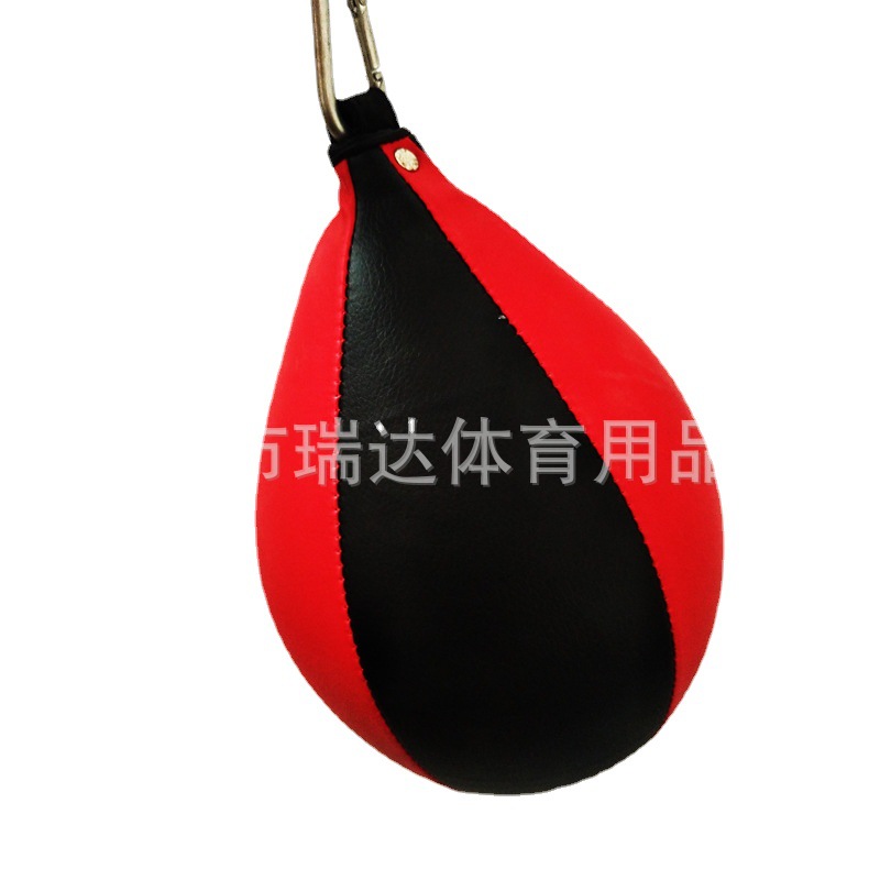Manufacturers sell boxing pear-type hanging speed ball fitness equipment to practice boxing with rivet-free speed ball
