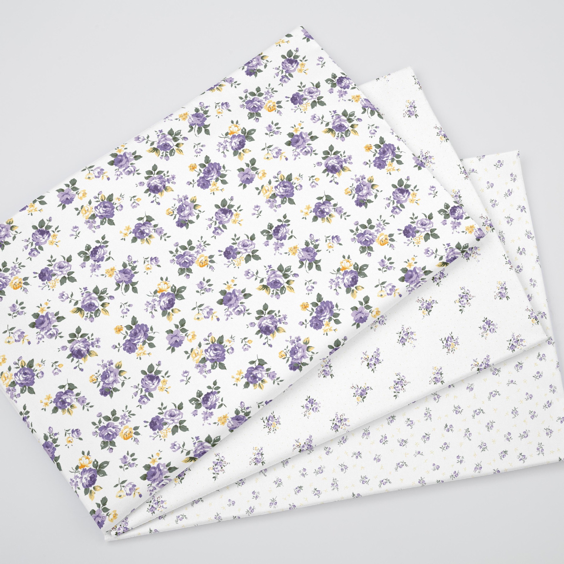Wholesale Supply of 133*72 Twill Printed Fabric Cartoon Flower 40 Count Cotton Fabric 1.6m Width