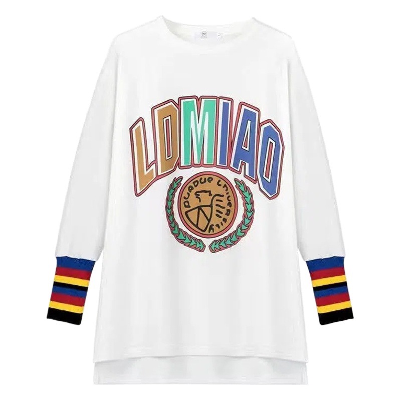 Picture of Pregnant women's clothing autumn fashion fashion mom autumn belly cover loose slim long top T-shirt does not show the spring and autumn