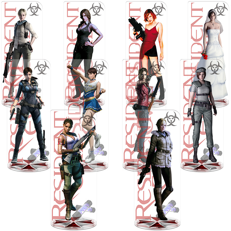 Picture of Seamless Laminated CNC Carved biochemical crisis Evil Spirit Castle Fans Game Surrounding Acrylic Quality Brand