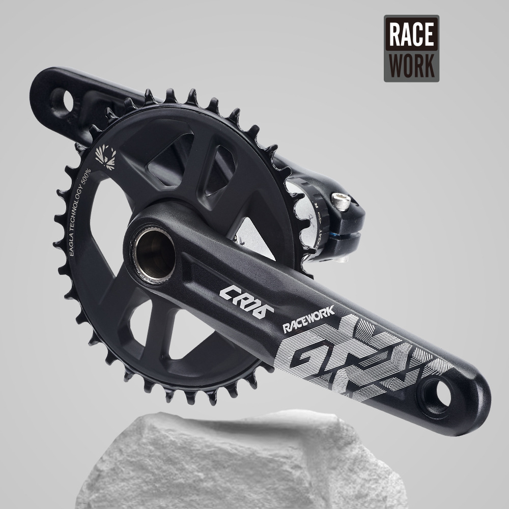 Picture of Racework Gx Mountain Bike Crankset 170mm 36t Bicycle Crank Hollow Integrated Single Disc with Central Shaft