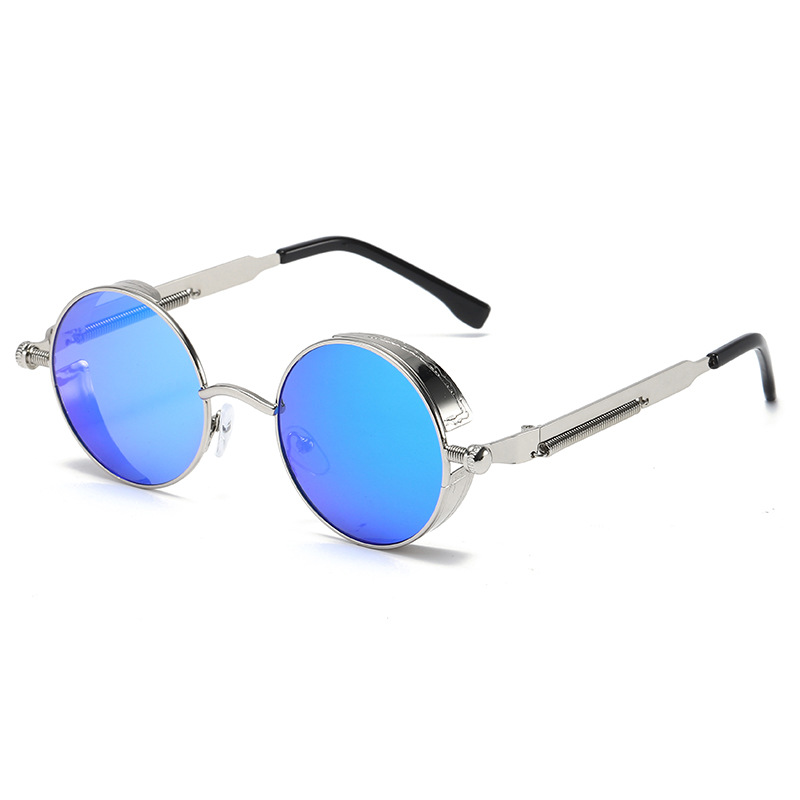 Picture of Steampunk Glasses New Fashion Round Sunglasses European and American Retro Glasses Trendyy Sunglasses for Men and Women