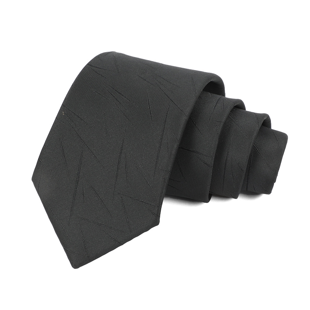 Picture of Men's Tie Business Casual Stripesd Tie 8cm Polyester Jacquard Embroider Print Tie Wholesale Formal Wear
